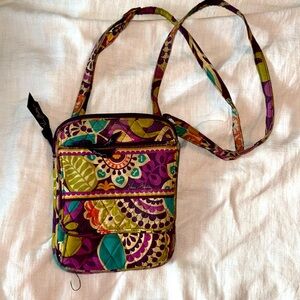 vera bradley cross body print bag